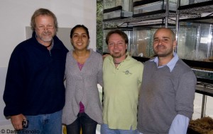 Bill, Marcela, Dante, and Andy enjoy the moment.