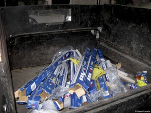 The zoo staff pitched in and helped us haul out all the trash.