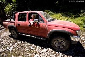 Often times, four wheel drive vehicles are required to get us to field localities.