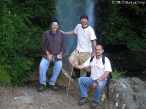 From left to right: Bill Lamar, Danté Fenolio, Andres Charrier